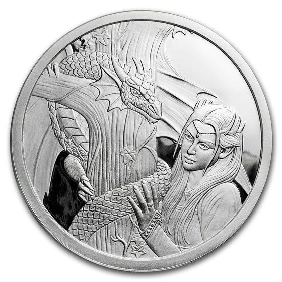 5 oz Silver Proof Round - Anne Stokes Dragons: Kindred Spirits 5 oz Silver Proof Round - Anne Stokes Dragons: Kindred Spirits